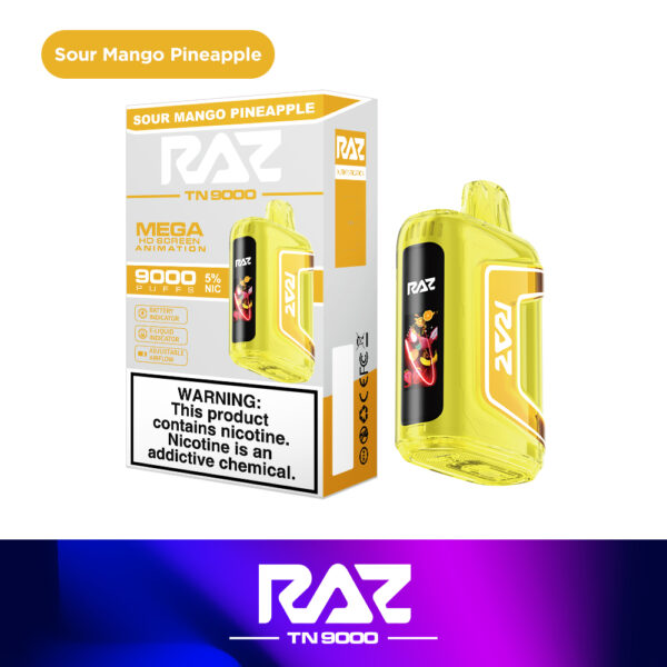 RAZ TN9000 Disposable 5% (Display Box of 5) (Master Case of 200) - Image 3