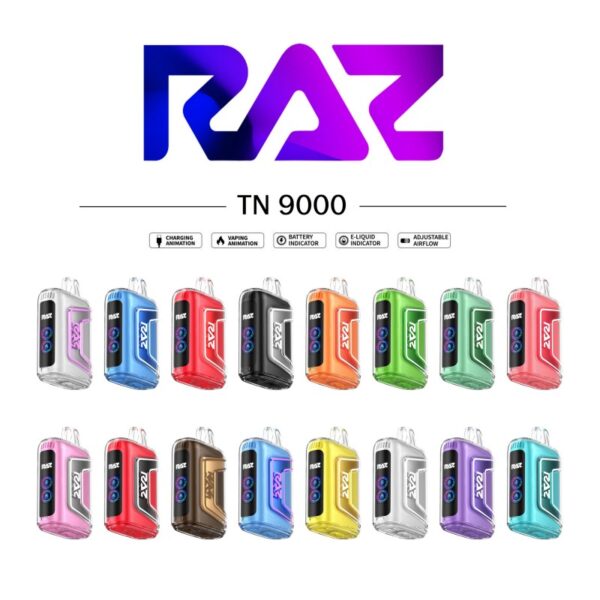 RAZ TN9000 Disposable 5% (Display Box of 5) (Master Case of 200) - Image 26