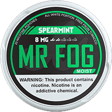 Mr Fog Moist Nicotine Pouches Spearmint