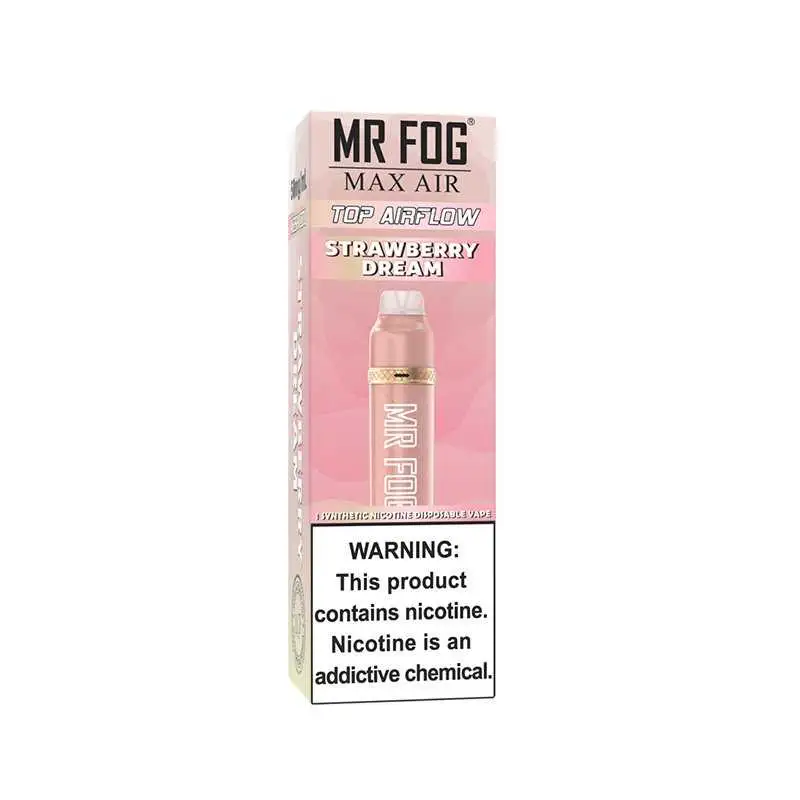Mr Fog Max Air Strawberry Dream Disposable – 3000 Puffs - Image 2