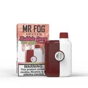 Bubble Gang Sour Apple Berry Mr Fog Switch 5500 Puffs