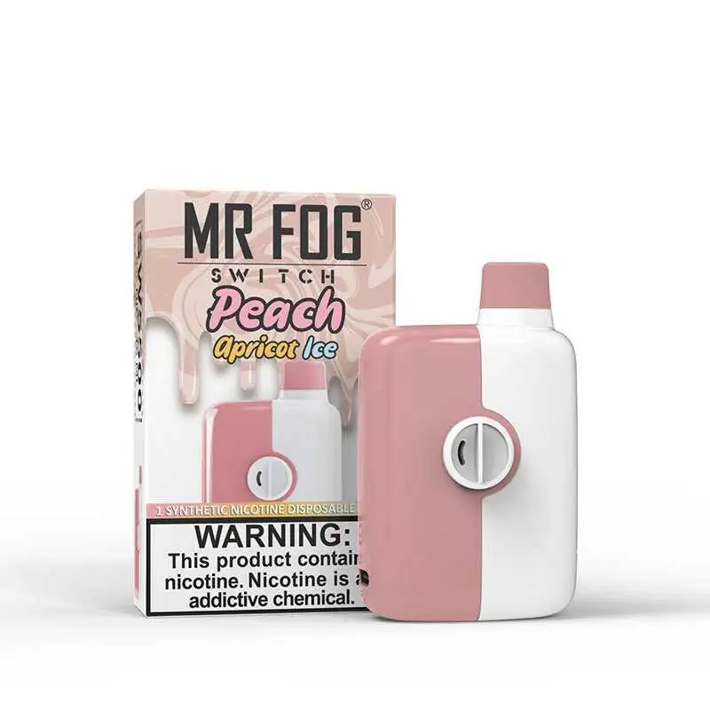 Peach Apricot Ice Mr Fog Switch 5500 Puffs – Disposable