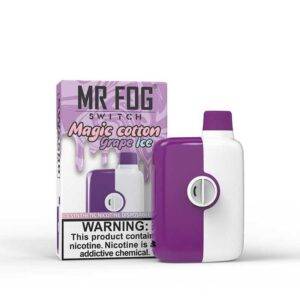 Magic Cotton Grape Ice Mr Fog Switch 5500 Puffs – Disposable