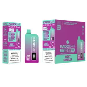 Night Crawler Hexa X Kado Bar Disposable Vape – 20k puffs