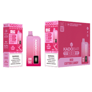 Red Cotton Candy Hexa X Kado Bar Disposable Vape – 20k puffs