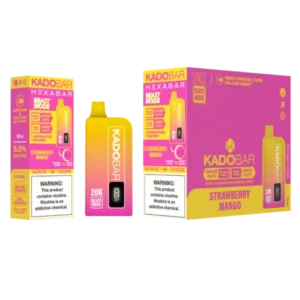Strawberry Mango Hexa X Kado Bar Disposable Vape – 20k puffs