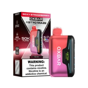 Sexy Strawberry Oxbar Vape, Astro Maze 50K Disposable