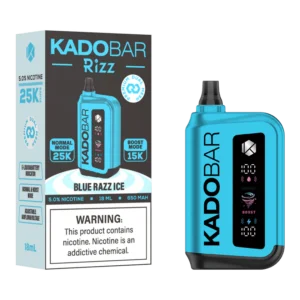 Blue Razz Ice Kado Bar Rizz 25K Disposable Vape – 5% Nic