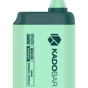Iced Green Apple Kado Bar BR5000 Puffs Disposable Vape