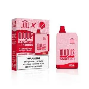 Strawberyy Apple Peach Modus X Kado Bar KB10000 Puffs