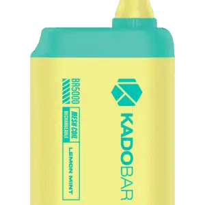 Lemon Mint Kado Bar BR5000 Puffs Disposable Vape