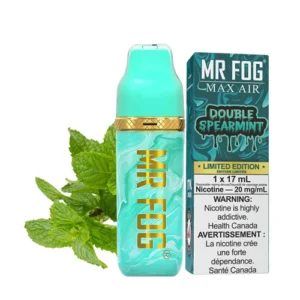 Double Spearmint Mr Fog Max Air MA8500 Disposable Vape