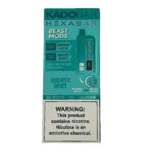 Mighty Mint Hexa X Kado Bar Disposable Vape – 20k puffs