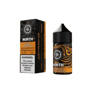 Juicy Peach Ice North Salt Nic E-Liquid Vape Juice 30 ML