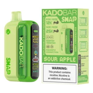Sour Apple Kado Bar Snap 5% 25k Disposable Vape