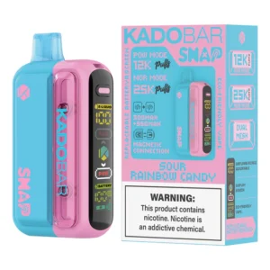 Sour Rainbow Candy Kado Bar Snap 5% 25K Disposable