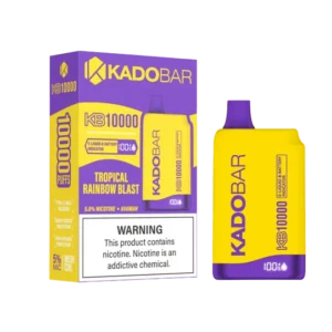 Tropical Rainbow Blast Kado Bar 10000 Puffs Disposable Vape