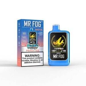 Peach Ice Mr Fog Steezy Nova  Edition 36,000 Puffs Disposable Vape