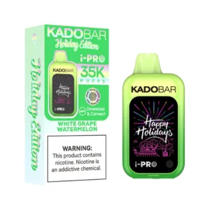 White Grape Watermelon Kado Bar i Pro Disposable Vape – 35K Puffs (Holiday Edition)