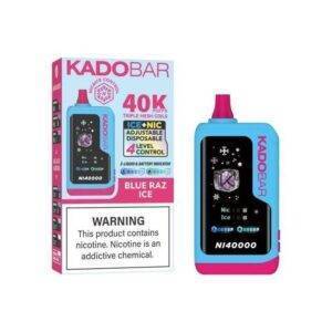 Blue Raz Ice Kado Bar NI40K Ice+Nic Control Disposable Vape