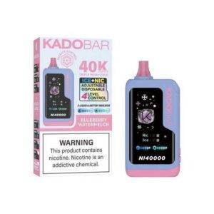 Blueberry Watermelon Kado Bar NI40K Ice+Nic Control Disposable Vape