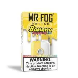 Banana Raspberry Ice Mr Fog Switch 5500 Puffs – Disposable