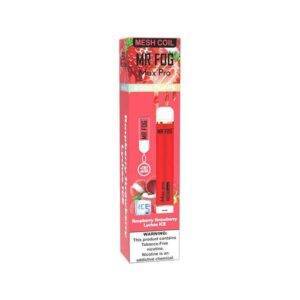 Mr Fog Max Pro Raspberry Strawberry Lychee On Ice Disposable – 2000 Puffs