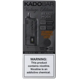 Colombian Peppermint Coffee Kado Bar Vintage Edition 10000 Puffs
