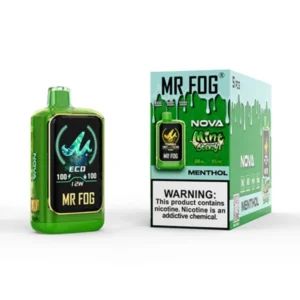 MENTHOL MR FOG NOVA MINT STEEZY 36,000 PUFFS DISPOSABLE VAPE