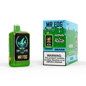 MIAMI MR FOG NOVA MINT STEEZY 36,000 PUFFS DISPOSABLE VAPE