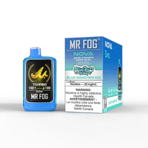 Blue Rancher Ice Mr Fog Nova Steezy Edition 36,000 Puffs Disposable Vape